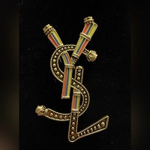 SAINT LAURENT BROOCH